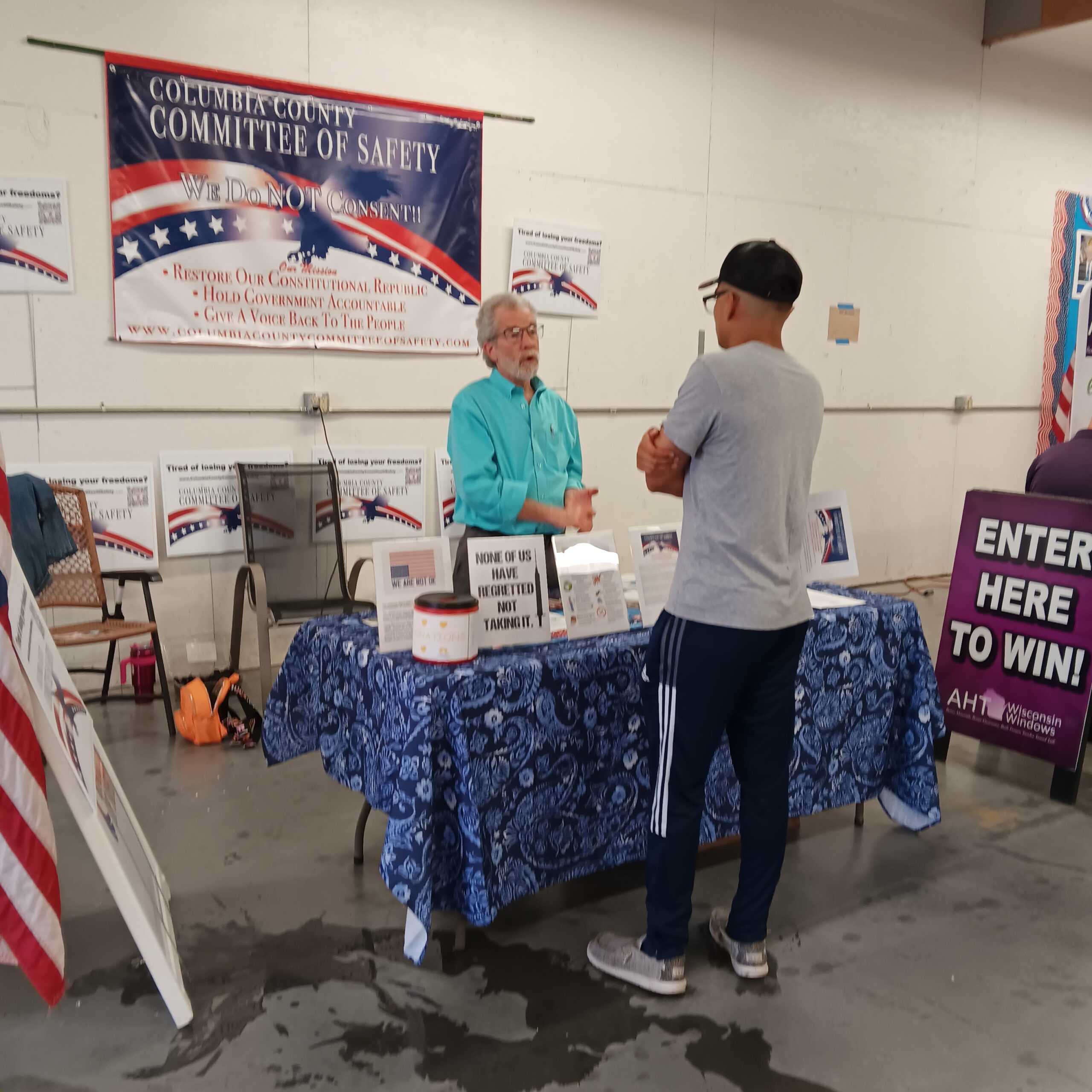 Columbia County Fair CCCOS Booth